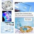 thumbnail image 4 of Lamp Included UV Resin-8 Pieces 30ML Crystal UV Resin UV Curable Clear Glue for DIY Home Professional Handcraft Jewelry Earrings Necklace Bracelet Casting and Coating, 4 of 6