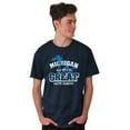 thumbnail image 4 of Michigan Is Great MI Lakes Pride Men's Graphic T Shirt Tees Brisco Brands S, 4 of 4