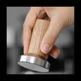 thumbnail image 3 of Sello de Prensado de Café Expreso: Manejar de Madera AutéNtica, Prensador de Café Expreso Incluye CojíN de Silicona de 58 Mm, 3 of 5