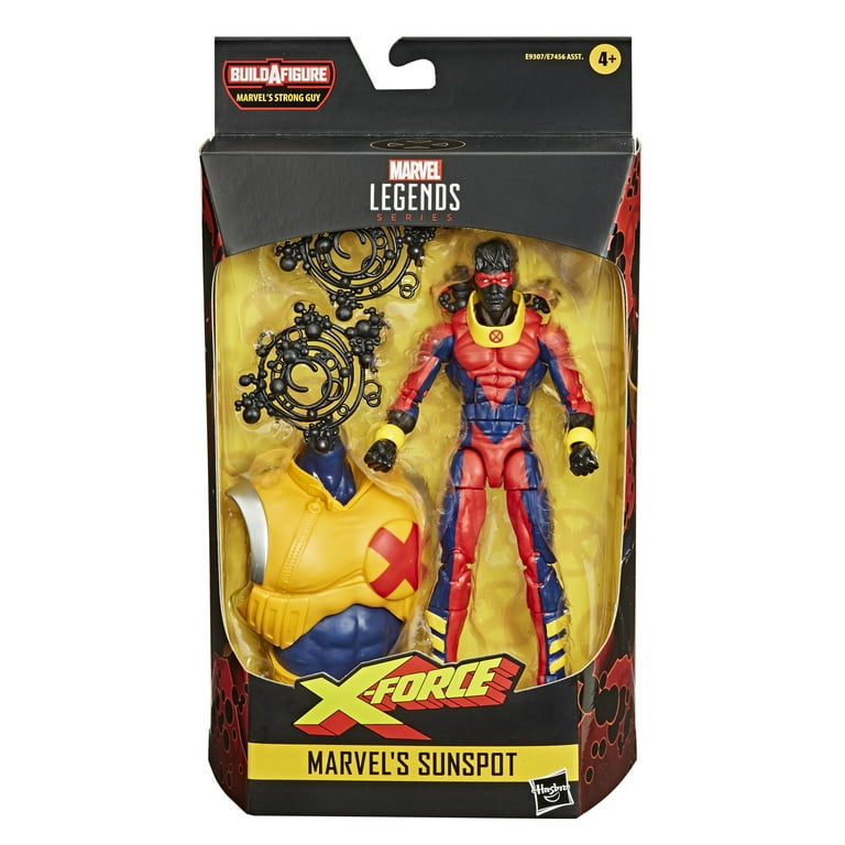 Marvel Hasbro Legends Series Marvels Sunspot, Includes 2