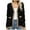 Black, variant on Women’s Autumn Winter Lazy Style Fashionable Casual Knitted Cardigan for Women Long Sleeved Jacket Black S