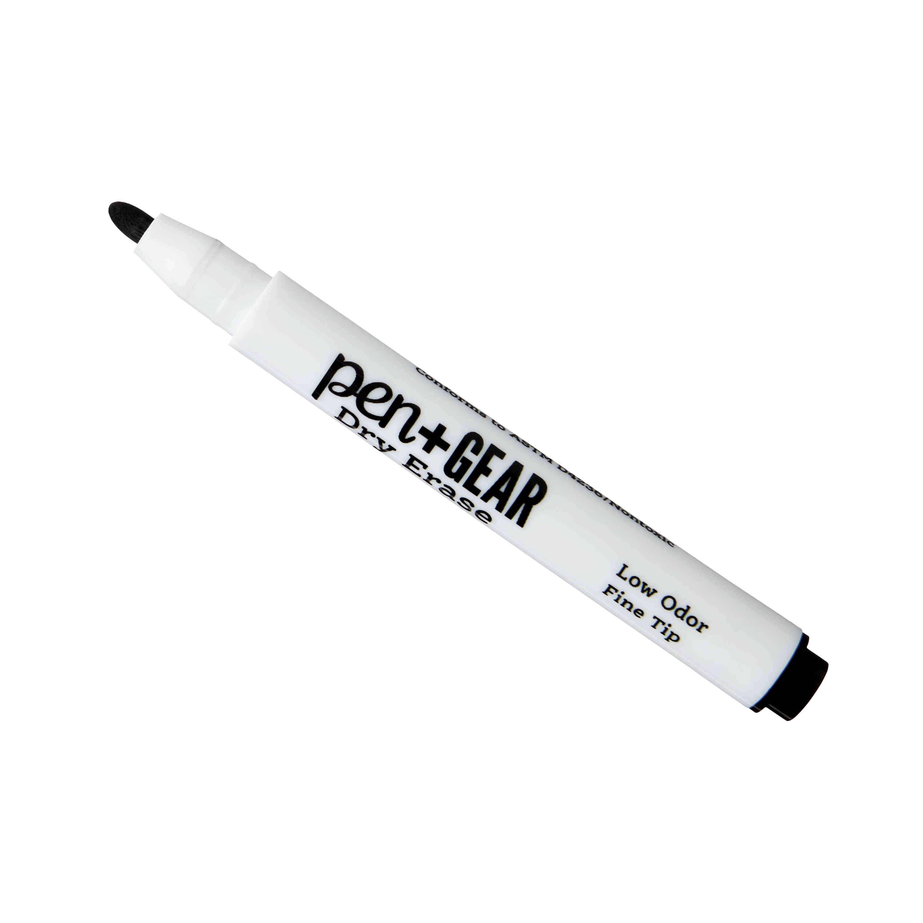Pen+Gear Magnetic Dry Erase Whiteboard with Wooden Frame, Black, 23" x 35"