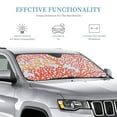 thumbnail image 4 of Bingfone Corals Car Windshield Sunshade,Sun Foldable Sun Shield Sun Visor for Car - Small, 4 of 9