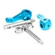 thumbnail image 4 of Juego de brazos de dirección para coche RC 1/10, aleación de aluminio, resistente, profesional, repuestos para coche RC, accesorios para lonchera Azul, 4 of 10
