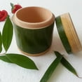 thumbnail image 2 of Natural Bamboo Rice Jar Vintage Tea Jug Bamboo Made Container Eco-friendly Food Storage Jar for Home Restaurant (Outer Diameter：11-12cm, Height: 13cm), 2 of 8