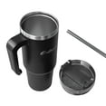 thumbnail image 6 of Outdoors Professional 30-Oz. Stainless Steel Double-Walled Insulated Tumbler with Straw (Black), OUTD9027, 6 of 14