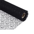 thumbnail image 4 of Rollo de cinta de malla, tela de araña, cinta decorativa, red de encaje, malla de yute, cinta decorativa, rollo de gasa para manualidades, flores, embalaje de regalo, puerta (negro), 4 of 5