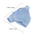 thumbnail image 2 of NIYANGLE 1 Set Toy Baby Outfits Sky-Blue Polyester Perfect For Dress-Up, 2 of 6
