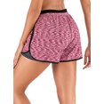 thumbnail image 5 of Women's Sport Shorts Double layer Running Yoga Shorts Quick-Dry Activewear Workout Exercise Athletic Jogging Shorts, 5 of 8