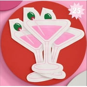 Dirty Martini Napkins - 3-ply, 25 pcs | Casino Bachelorette Decoration, Vegas Birthday Party Tablescape, Poker Night Dinner Setting, Cocktail Bach Decor