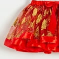 thumbnail image 3 of Girls Christmas Dance Party Cartoon Ballet Tutu Skirt for Kids Holiday Celebration Gold 9-11 Years, 3 of 5
