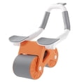 thumbnail image 2 of Rueda abdominal doble redonda, antideslizante, silenciosa, para gimnasio en casa, color naranja, 2 of 12