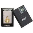 thumbnail image 2 of Zippo United States Navy Emblem Brushed Chrome Pocket Lighter, 2 of 6