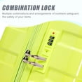 thumbnail image 5 of Paproos 3 Piece Luggage Set, Hardshell Carry on Luggage with Spinner Wheel, TSA Lock, Expandable Hardside Suitcase with Gradient Color, 20in 24in 28in Suitcase Set for Travel, Green+Yellow, 5 of 12