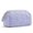 D-Purple, variant on Makeup Bag Cosmetic Bag Wide Open, Beige, M, Wide-open Travel Makeup Bag With Puffy Padded and Rectangular Quilted