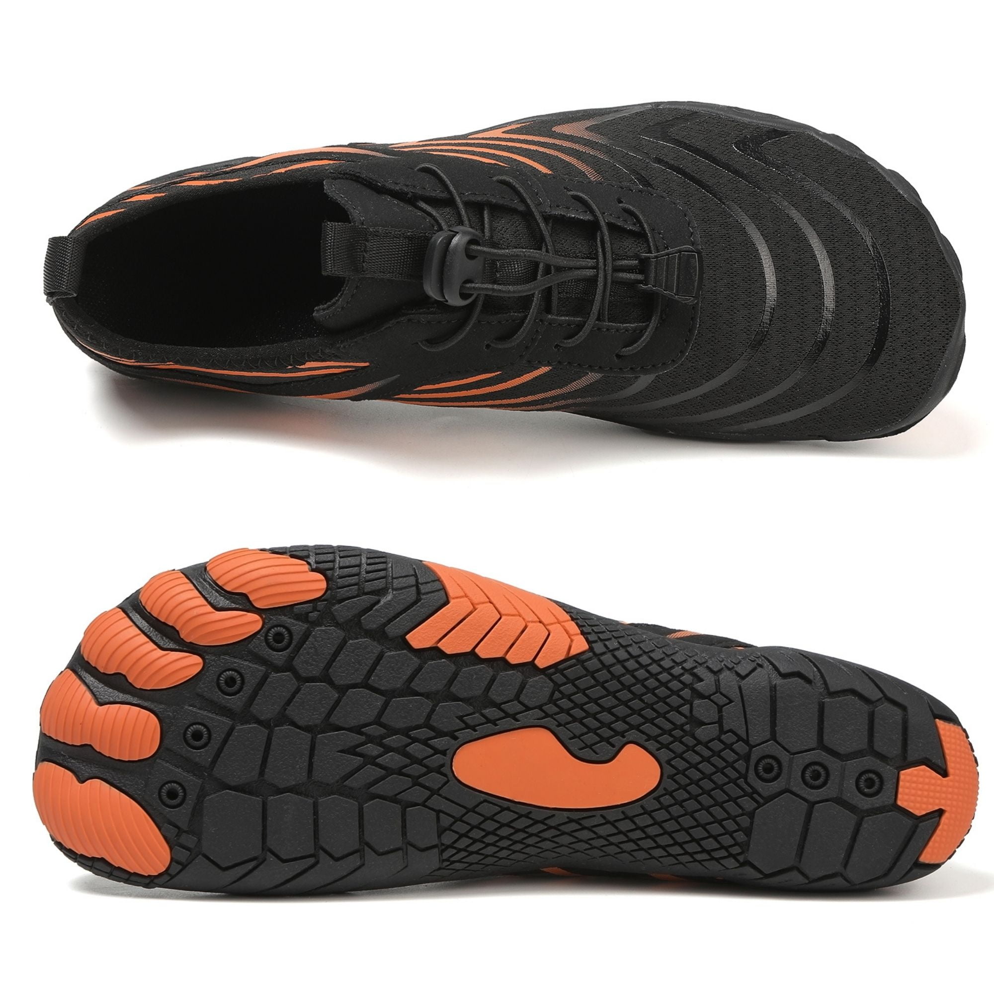 BERANMEY Pro Barefoot Shoes for Women & Men Wide Toe Box Hiking Water Shoes Non-Slip Breathable Barefoot Swim Surf Shoes for Beach Pool Aqua Running & Walking Fast Drainage & Waterproof Design