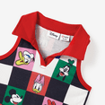 thumbnail image 3 of Disney Disney Mickey and Friends Family Matching Naia™ Colorful Checkered Pattern Top/Sleeveless Dress/Onesie, 3 of 8