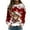 A-Red1376, variant on Women's Full Wrap Christmas Graphic Crew Neck Sweatshirt Snowflake Motif Long Sleeve Winter Holiday Pullover Top