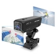 thumbnail image 1 of REXING A1 Two Way 2.7K Action Camera Front & Back 1080p with Wi-Fi (Black), 1 of 8
