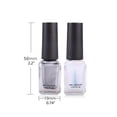 thumbnail image 4 of Esmalte de uñas espejo, capa superior para Base transparente plateada, barniz artístico para uñas, laca para manicura, decoración de uñas, 4 of 5