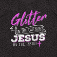 thumbnail image 4 of Inktastic Glitter Jesus Women's Plus Size T-Shirt, 4 of 5