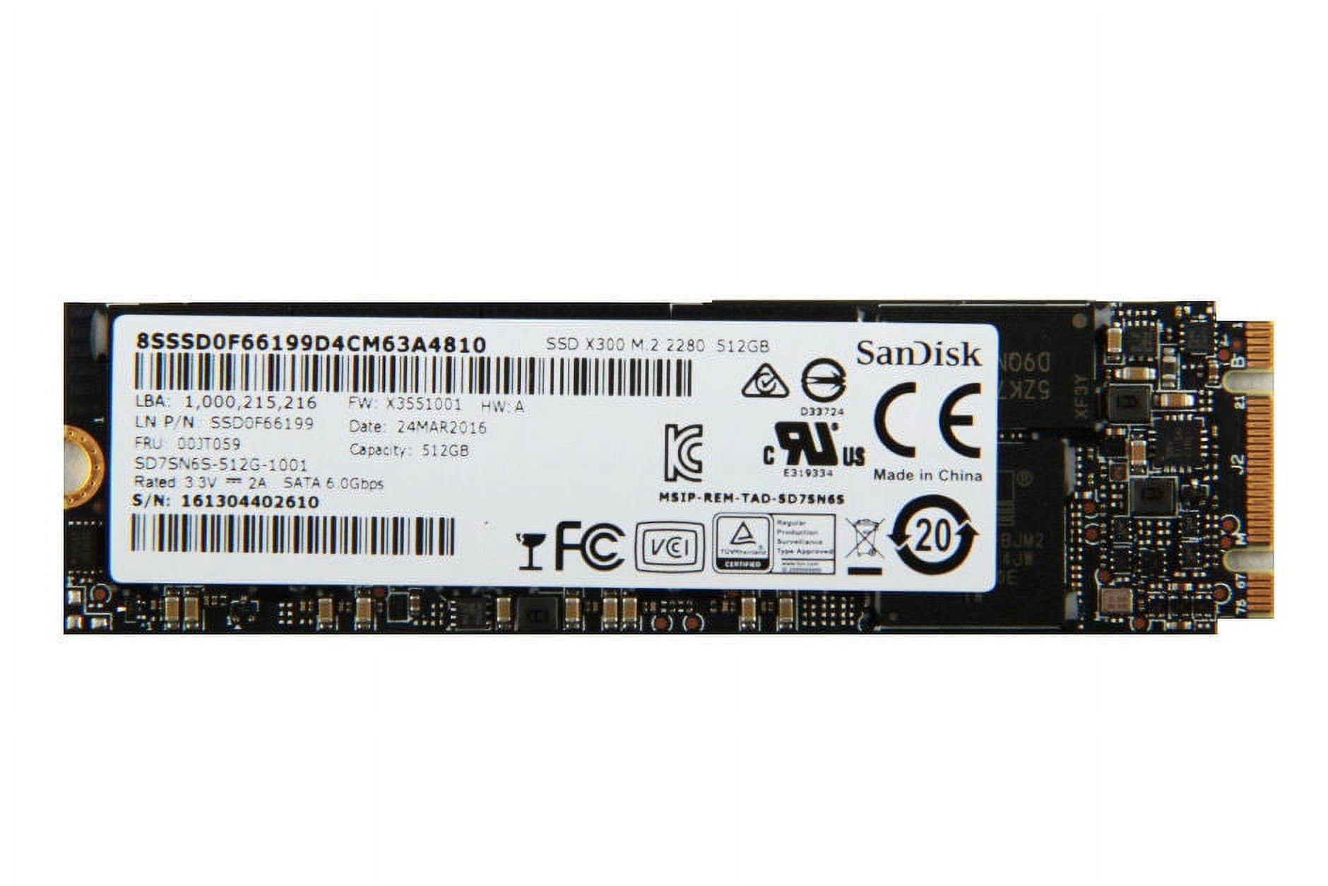 New Genuine Lenovo ThinkPad 256GB SSD Hard Drive 00UP458