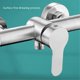thumbnail image 4 of Convenient Wall Mounted Stainless Steel Shower Faucet with Built in Sealing Ring and Lifting Type O, 4 of 5