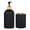 2pcs-black, variant on Bathroom Countertop Container Hand Soap Dispenser Cotton Ball Storage Box Toothbrush Holder Home Decoration Organizer