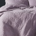 thumbnail image 3 of Kasentex  3-Piece Stone Washed Quilt Set Soft Cotton Reversible Bedspread Coverlet Set White-Grey King, 3 of 31