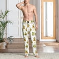 thumbnail image 5 of Vsdgher Lovely Avocado Print Mens Pajama Pants Sleep & Lounge Pants, PJ Bottoms With elastic waistb and Pockets, 5 of 5