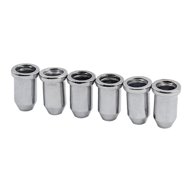 lionlar 6 Pieces Guitar String through Body Ferrules Sturdy Instrument Parts Bushing