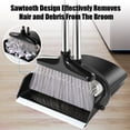thumbnail image 4 of Broom and Dustpan Set with Long Handle, Windproof Stand  Dustpan for Home Kitchen Office Floor Use, 4 of 6