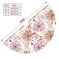 thumbnail image 3 of Yiaed Fireworks Print Christmas Tree Skirt , Tree SkirtsTree Mat for Christmas Winter Holiday Indoor Decorations-30", 3 of 7
