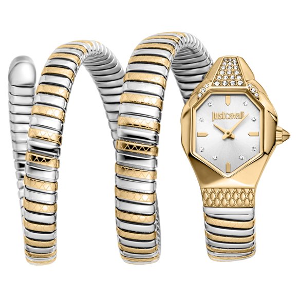 Reloj Just Cavalli JC1L370M0055 esfera dorada y plateada