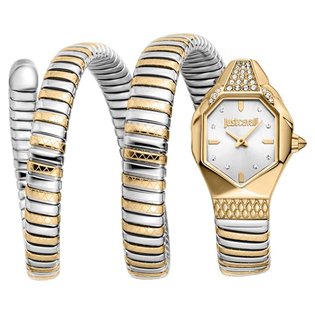 Reloj Just Cavalli JC1L370M0055 esfera dorada y plateada