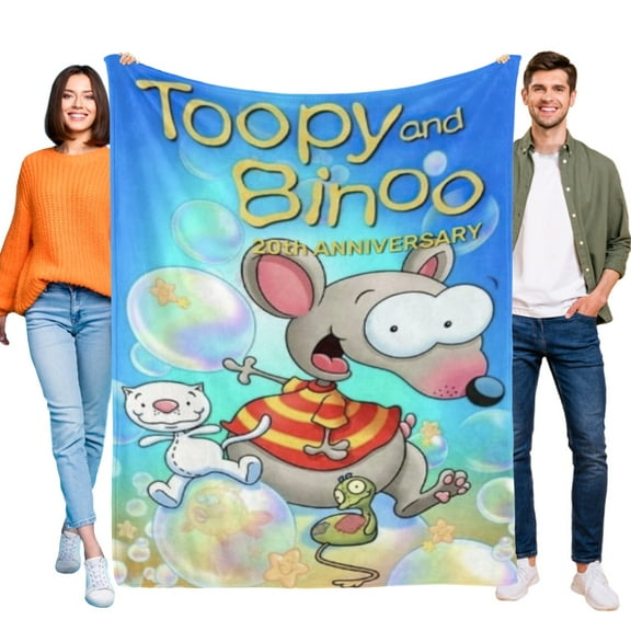 toopy and binoo Throw Blanket Gifts for Fans Lover Girls Boys Women Present Hoodie Him Bed 60"x80"