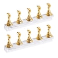 thumbnail image 2 of Nail Stand 2 Sets, Gold - 2 Sets Acrylic Nail Display Stand Nail Tip Practice Holder Nail Practice Stand Fingernail Diy Nail Art Stand, Nail Tools, Nail File, Easter, St. Patrick'S Makeup Organizers, 2 of 8