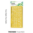 thumbnail image 4 of Traceease Lettering Template Drafting Tools Alphabet Lettering Stencils,English Upper & Lower Case, 4 of 6