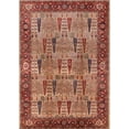 thumbnail image 1 of Ahgly Company Indoor Rectangle Mid-Century Modern Red Oriental Area Rugs, 5' x 8', 1 of 6