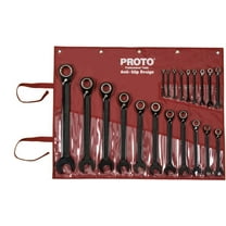 Spline Reversing Combination Ratcheting Wrenches, Inch, 20 per roll