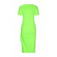 thumbnail image 3 of Puntoco Vestido Estampado De Cuello Redondo Para Mujer Vestido De Cuello Redondo De Manga Corta Verde Xl,Regalos Para Mujer Joven, 3 of 5