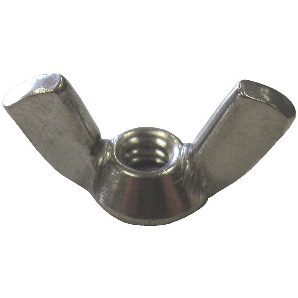 Pack of 12 1/4"-20 Brass Wing Nuts 