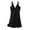 Black, variant on Nightgown with Built in Bra for Women Silk Satin Pyjama Dress Soft Sleeveless Short Sleepshirts Solid Color Full Slip Loungewear Casual Padded V Neck Chemise Lingerie Dress