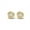 Gold, variant on Infinity Love Knot 14K Yellow Gold Plated Over 925 Sterling Silver VVS1/D White Diamond Tops Stud Earrings For Women