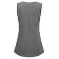 thumbnail image 4 of Innerwin Vest Solid Color Women Tank Tops Vaction Plain Bohemian T Shirts Light Gray XL, 4 of 7