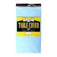 thumbnail image 2 of Light Blue Plastic Table Covers 12 Pieces Round 84" Fat Toad Party, 2 of 2