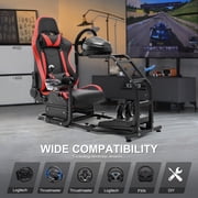Marada G29 Racing Simulator Cockpit with Gaming Chair Fit Logitech Thrustmaster T80 T150 T300RS,T248