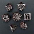 thumbnail image 4 of DDFE Hollow Metal Black RPG Dice for Dungeons and Dragons Dice, 4 of 7