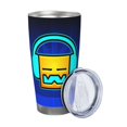 thumbnail image 2 of Saiise Geometry Dash Print Tumbler 20 Oz Stainless Steel Vacuum Insulated with Straw Coffee Cup for Home,Office,Outdoor Works Great for Ice Drinks and Hot Beverage, 2 of 8