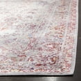thumbnail image 4 of SAFAVIEH Valencia Dafina Distressed Oriental Polyester Runner Rug, Grey/Red, 2'3" x 8', 4 of 9